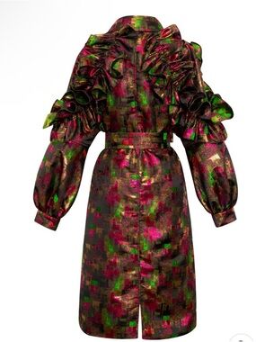 ByVINNIK Ruffle Trench Coat